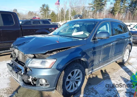 2015 Audi Q5 2.0T Premium from USA, damaged, VIN WA1CFAFP2FA074233